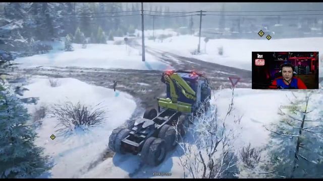 SnowRunner: Аляска (США). Залив Педро. Поручение - Переезд!