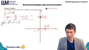 8 класс. Найти координаты точек пересечения параболы с осями координат