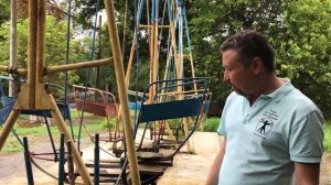 Редкий советский аттракцион. How did you ride on such an old attraction?!