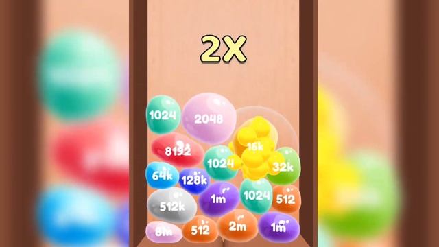 Jelly 2048: Puzzle Merge Games | Blob Merge 3D Infinity Ball 2048 Game Drop jelly