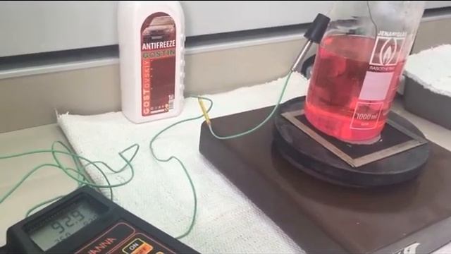 Как горит антифриз Гостовский ( Gostin ) смотреть онлайн