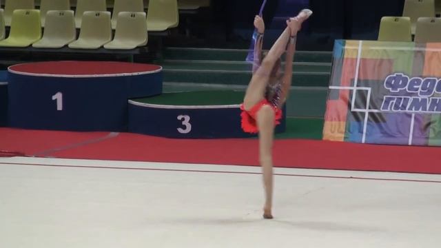 Смирнова Дарья, 2004, обруч. Первенство Москвы, январь, 2015 смотреть онлайн