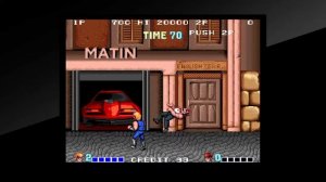 Arcade Archives DOUBLE DRAGON ps4 customize game settings trophy