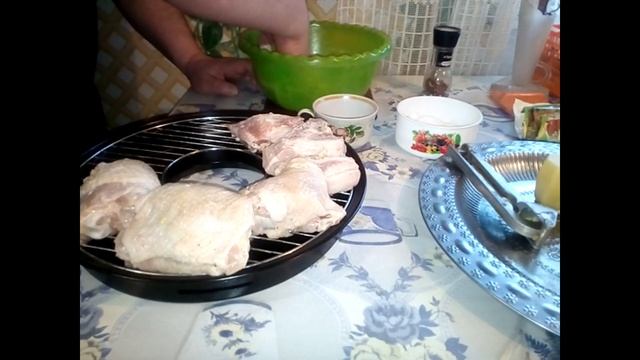Мясо-гриль на газу