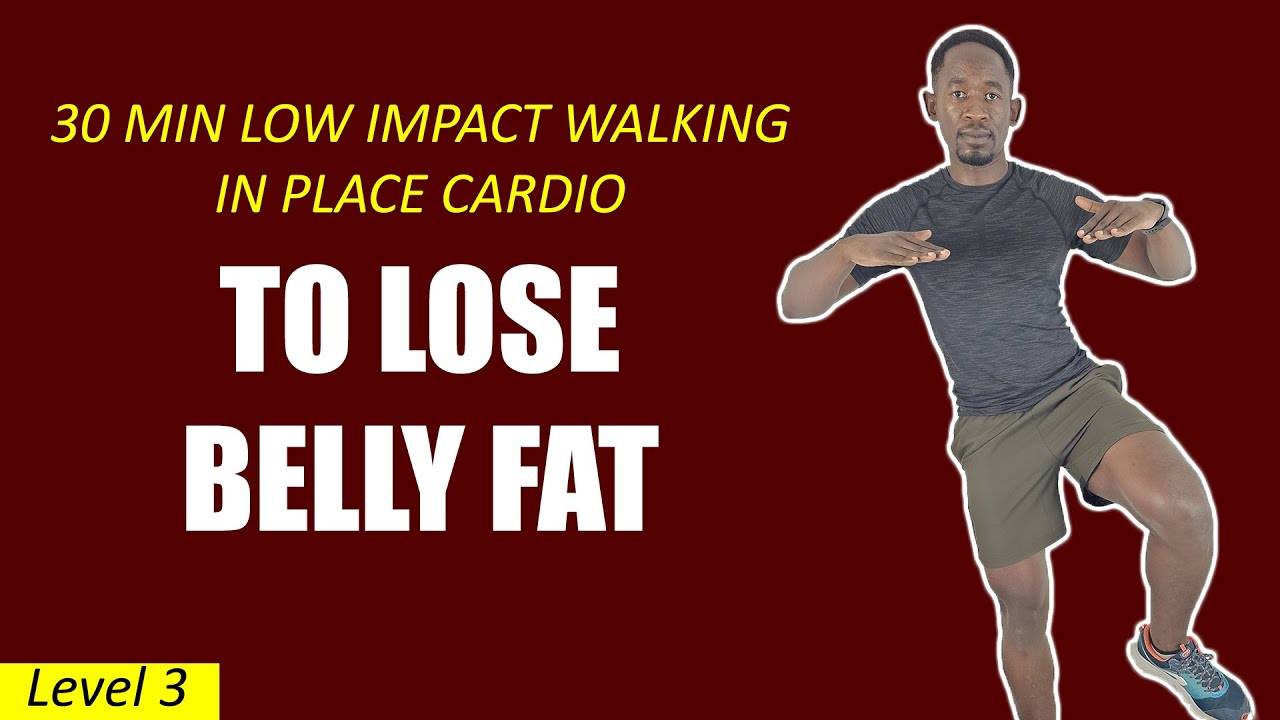 Brian Syuki - 30-Minute Walking In Place LOW-IMPACT CARDIO WORKOUT to Lose Belly Fat