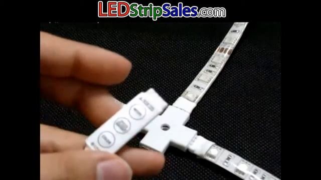 + shape 4 pin female RGB connector for flexible RGB led strip lights