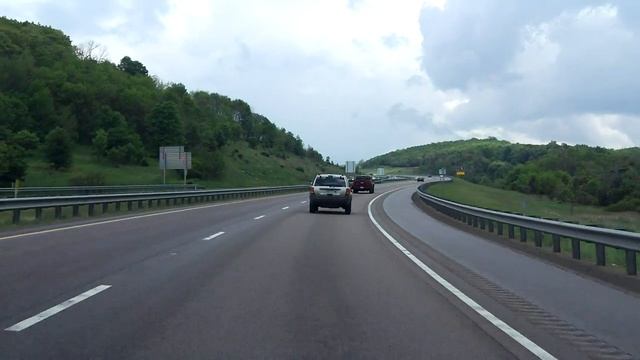 National Freeway (Interstate 68 Exits 19 to 29) eastbound смотреть онлайн