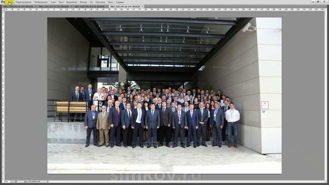 Как сделать и обработать в Photoshop идеальное групповое фото, видеоурок смотреть онлайн
