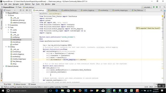 Python Selenium Framework - Session 3