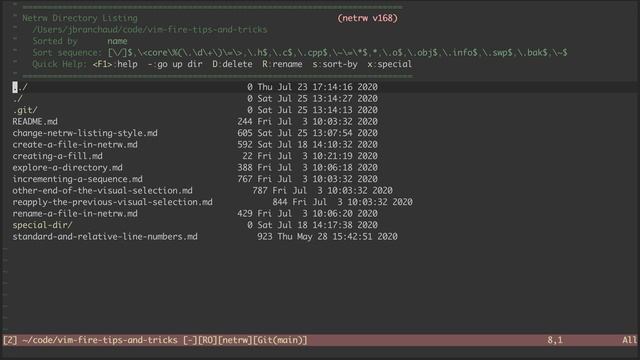 Change Netrw's Listing Style | Vim ? Tips and Tricks смотреть онлайн