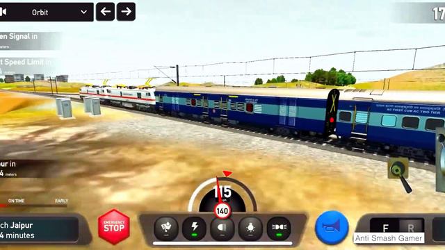 Kota to Jaipur Railway Journey Simulation || Train Game Journey смотреть онлайн