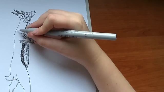 Dusan Krtolica 11 years - Crtanje Zivotinja Olovkom - Drawing Animals With Pen смотреть онлайн