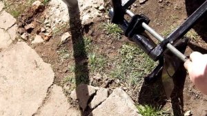 Мотоблок НЕВА , не стандартная установка окучьника для посадки картофеля.