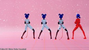 【MMD Miraculous】Bla Bla Bla【Ladybug, Multimouse, Multifox, Multinoir, Multibug】【60fps】