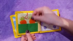 Книжка-малышка из фетра.Для самых маленьких