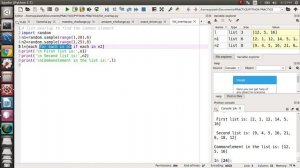 5. List overlap  (Interview coding question) in Python