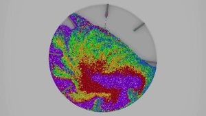 Blender 3D. Colored balls. Elevator. Simulation. Music. Particle fluid. Molecular Script. Video 4K