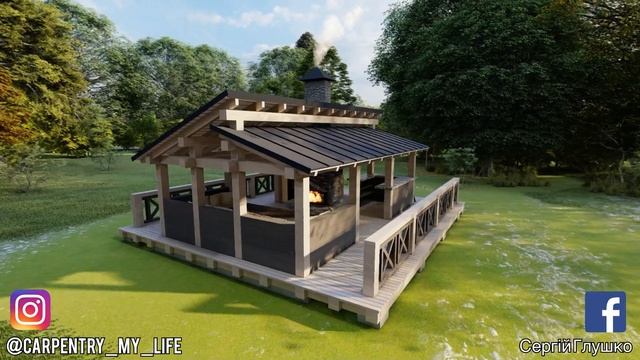 альтанка в стилі барнхаус)) смотреть онлайн