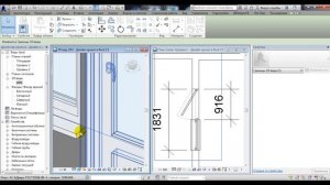 Урок 2.2 Обмерный план в Revit. Часть 2.  Окна и балконные двери