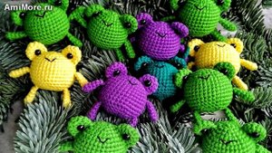 Амигуруми: схема Лягушка Желейка | Игрушки вязаные крючком