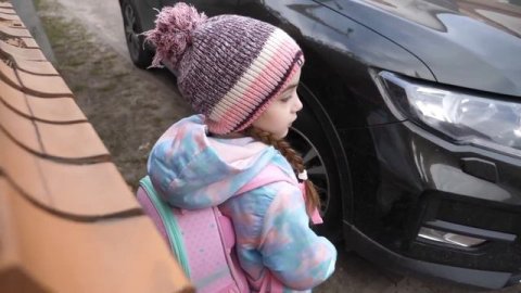 VLOG Алиса пошла в школу на подготовительные курсы