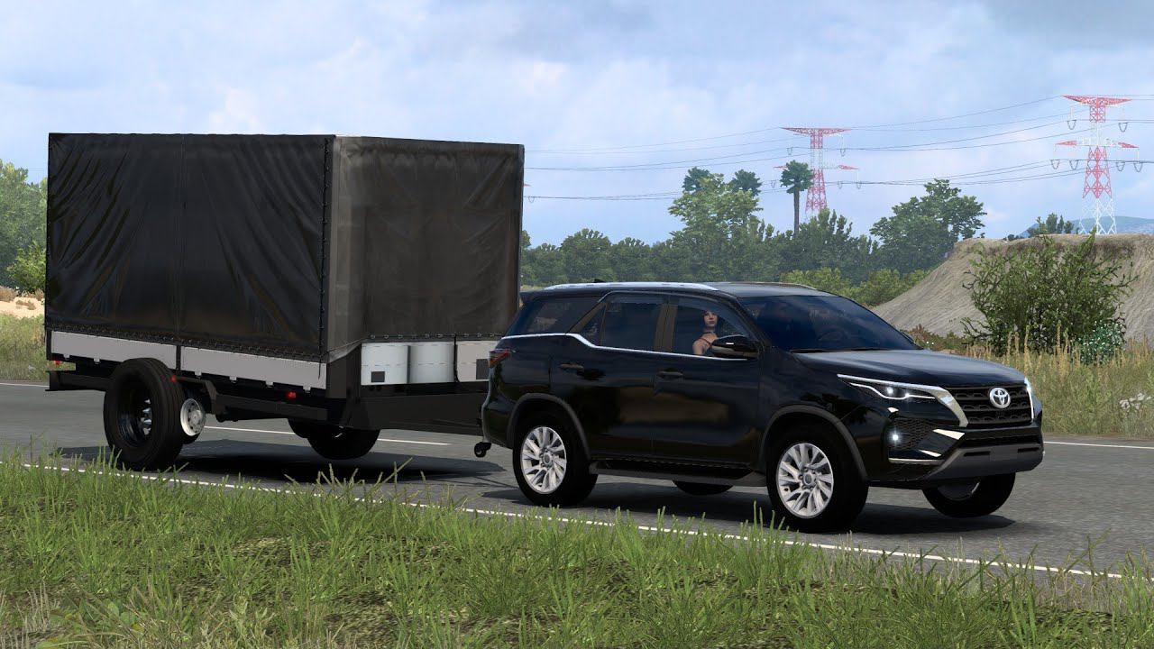 [ETS 2] Toyota HiLax SW4 SRX_Girl and Trailer LongDelivery смотреть онлайн