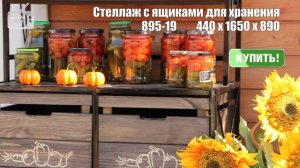 Ящик для хранения овощей и фруктов ★ Подарок садоводу