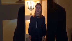 Шитова Милослава читает стих  С. Есенина "Дай, Джим, на счастье лапу мне!"