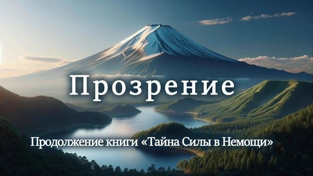 Прозрение Продолжение книги «Тайна Силы в Немощи» (часть 1)