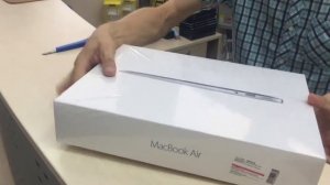 MacBook Air 13-inch, Early 2015 Распаковка Unboxing