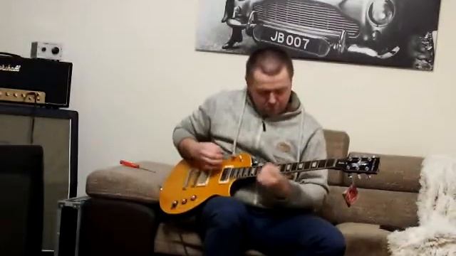 Harley Benton SC Custom Les Paul Lemon Flame смотреть онлайн