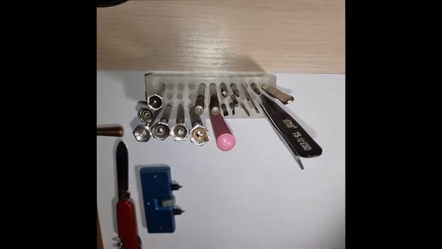 18 Ремонт часов своими руками "1 УЧУ" (для начинающих часовщиков). Органайзер для инструментов