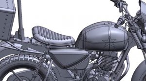 Bajaj boxer 150 military custom
