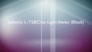 Sekonic L-758Cine Light Meter (Black)