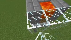 Как построить генератор обсидиана в Minecraft.