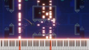 Clubstep by DJ Nate - Piano Tutorial / Cover (Geometry Dash Level 14)