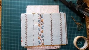 Лоскутное одеяло без стежки? Да! Часть 4.Текстильные обрезки и лоскут в дело.