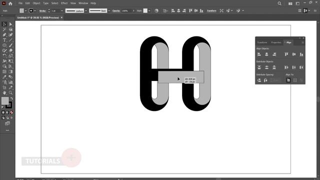 The Modern H Logo Design Super Easy Techniques For Experts & Beginners - Adobe Illustrator Tutorial смотреть онлайн