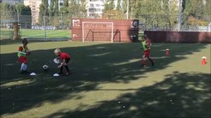 Эстафеты Футбол дети 5 6 лет