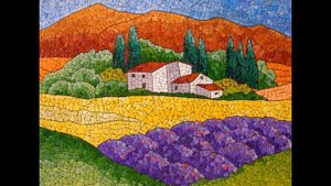 Картины из яичной скорлупы.