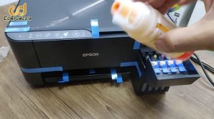 EPSON EcoTank L3250/L3256/L3550/L3210/L3216 New Printer Unboxing & Ink Charging