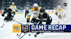 НЭШВИЛЛ ПРЕДАТОРЗ (NSH) -  (LAK) ЛОС-АНДЖЕЛЕС КИНЗ | Обзор заброшенных шайб | 18.01.24 |Сезон 23/24