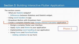 Building Complete app using Stateful Widget | Flutter Tutorial for Beginners with Dart:  #3.1