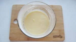 Пирог Невидимка из яблок и груш