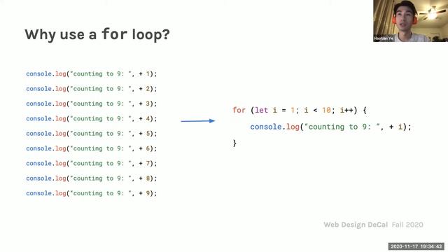 Week 11: Loops, Arrays and Libraries (Programming)
