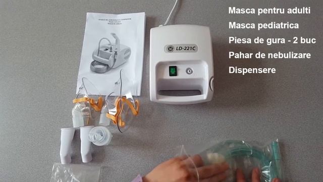 Aparat de aerosoli Little Doctor 221C, prezentare accesorii si mod de functionare смотреть онлайн