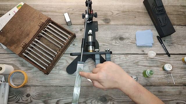 Заточка ножа из стали Niolox, МС-1 + Чугун с пастой 7/5 смотреть онлайн