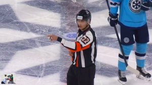 Фёдор Гордеев (Сибирь) получил 5+20 за атаку сзади