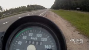 Максимальная скорость советских мотоциклов (Минск, Ява, ИЖ, МТ, Восход)