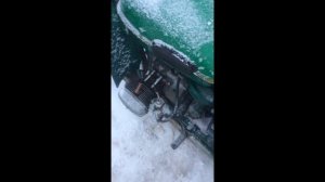 Запуск на холодную в -7 Урал М-67-36